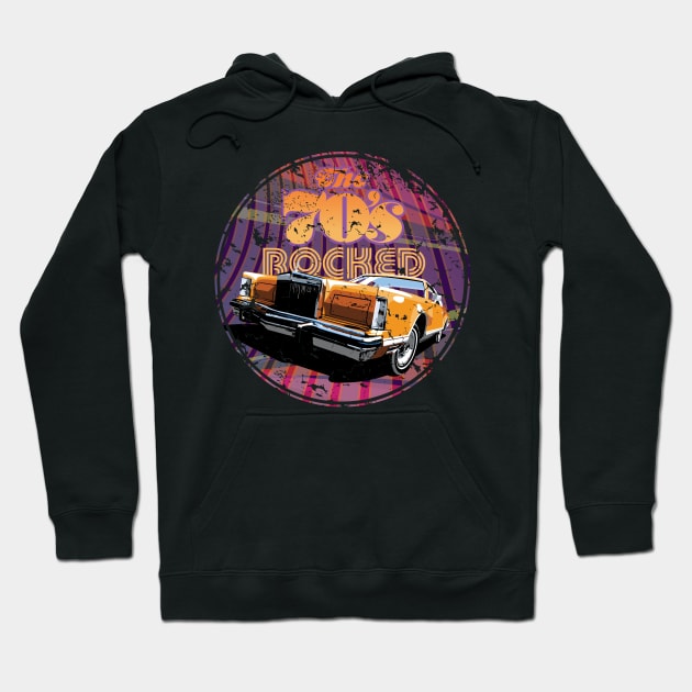 The 70s rocked lincoln continental Hoodie by candcretro